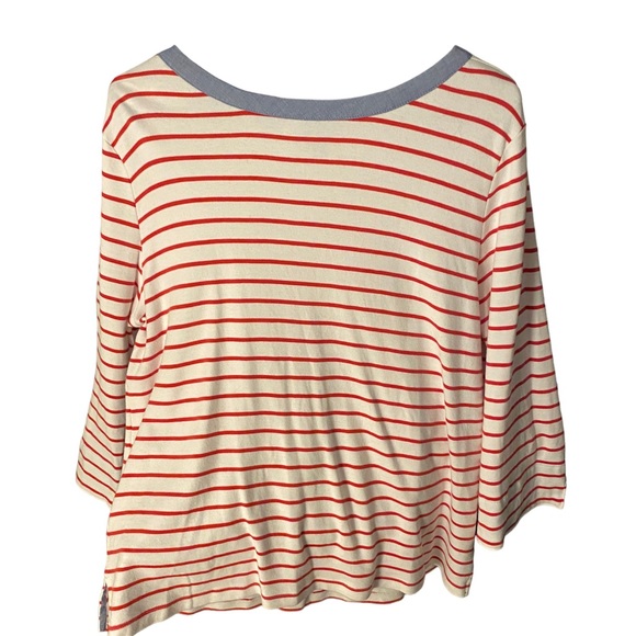 Náutica plus size stripe blouse - Picture 1 of 2